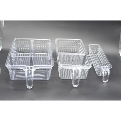 China Sustainable Plastic Drawer Refrigerator Fridge Organizer for sale