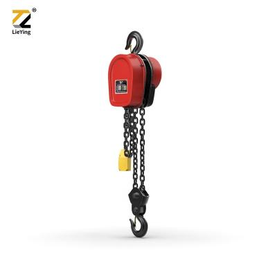 China Heavy lifting electric link chain hoist lifting with double hooks 10 ton for sale