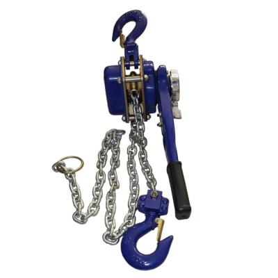 China Hand lifting portable crane 1t2t lever 5 tons chain hoist factory direct sales 9ton lever for sale