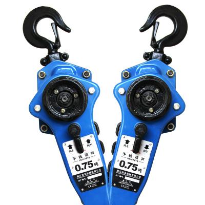 China Hand Lever Hoist 0.75T/1T/2T/3T/6T/9/T Manual Chain Rack Hand Hoist 9ton for sale