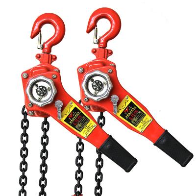 China High Quality Building Material Stores China Factory Price Lever Crane 0.75T 1.5T With G80 Alloy Steel Lever Lifting Chain Hoist for sale