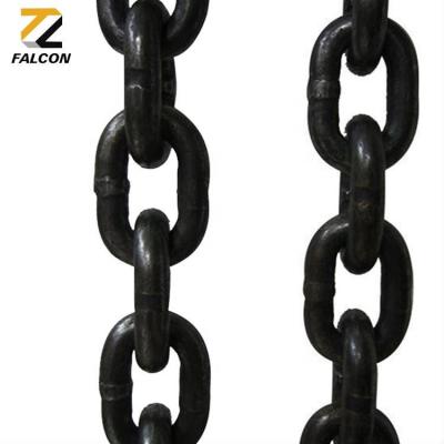 China Galvanized Chain OEM G100 G120 G80 Alloy Steel Lifting Lashing Link Chain Slings Chain for sale