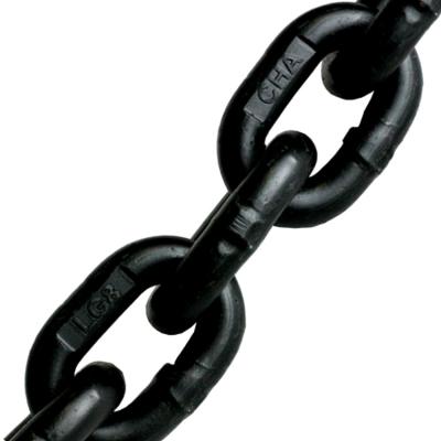 China Lifting Chain G80 Alloy Steel Lifting Chain Black Load Chain for sale