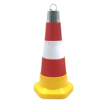 China GL-02 Retractable Reflective Road Cone Warning Cone Parking Barrier LED for sale