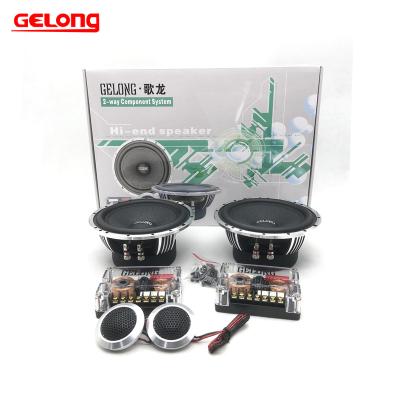 China GeLong Factory 6.5 Inch GL-268 Car Speaker Speakers Two Way Component Car Audio For Cars Full Range 6.5inch Speaker for sale