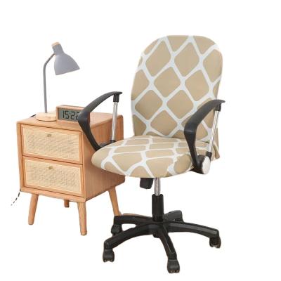 China Durable Hot Selling Printed 100%Polyester Fast Delivery Office Computer Chair Cover for sale