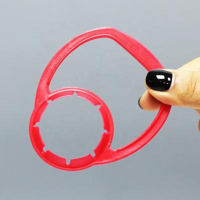 China Red Bottle Plastic Carry Handle Wholesale 38mm Beverage Carry Ring Drinking Water Bottle Carry Handle for sale