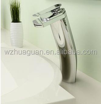 China Metered Faucets Wholesale Urban Single Handle Waterfall Sink Faucet for sale