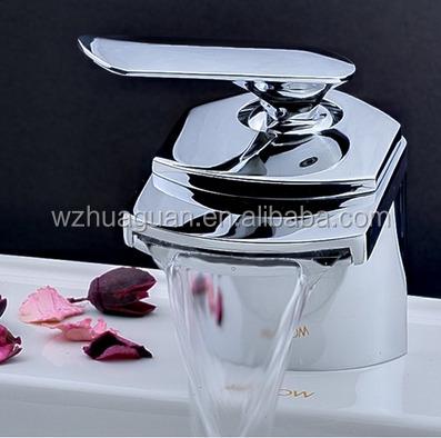 China New Products Faucets New Products Urban Metered Waterfall Single Handle Basin Faucet for sale