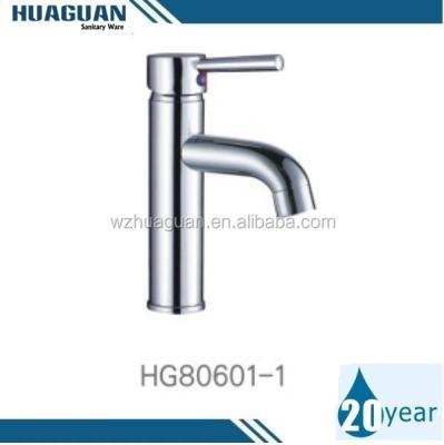 China 2015 Brass Single Handle Metered Faucets Bathroom Sink Faucet for sale