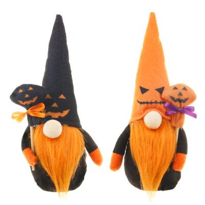 China 2021 Ghost Festival New Product Halloween Decoration Rudolph Doll Faceless Party Props Halloween Dwarf Doll for sale