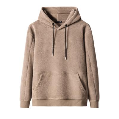 China Byval 100%Cotton Warm Quality Anti-pilling Berber Fleece Men's Pullover Hoodie for sale