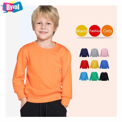 China High Quality Anti-pilling War Coat Kids Cotton Sweatshirt Kid Hoodies Custom Organic Simple Inner Fleece for sale