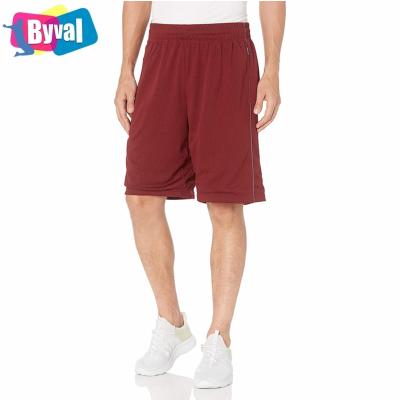 China Anti-Wrinkle Byval Fashion Wholesale Mens Summer Solid Color Elastic Waist Jogger Shorts Casual Basketball Shorts With Pockets for sale