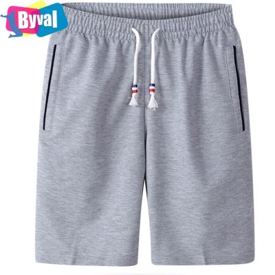 China Anti-wrinkle Factory Price White Gray Cotton Shorts For Men for sale