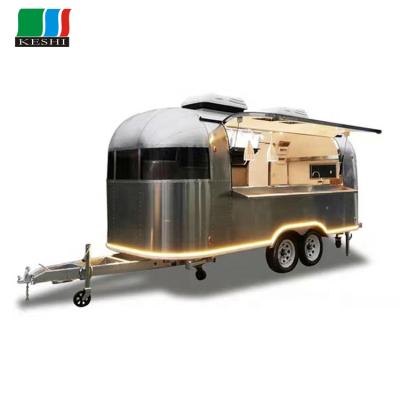 China Round Truck Toy Set Cart Street Design Rooftop Food Trailer Food Truck for sale