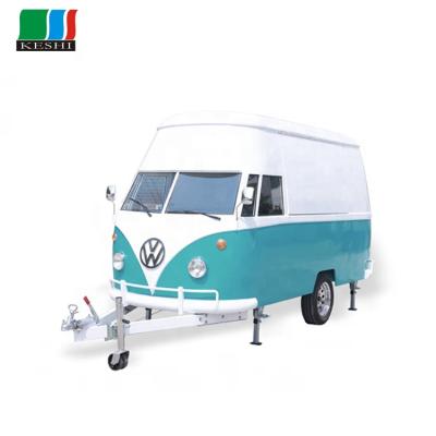 China Multi-Use Round Shape Bakery Outdoor Mobile Food Cart Trailer Cold Food Rooftop Drink Trucks For Sale Soft Ice Cream Food Truck Trailer for sale