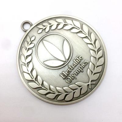 China Cheap Silver Engraved Award Medals Customized By Europe Metal Agent for sale