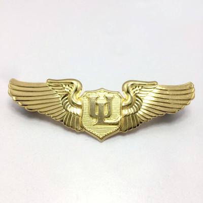 China Military Europe Airline Pilot Insignia Badge Pilot Wings Pin Badge for sale