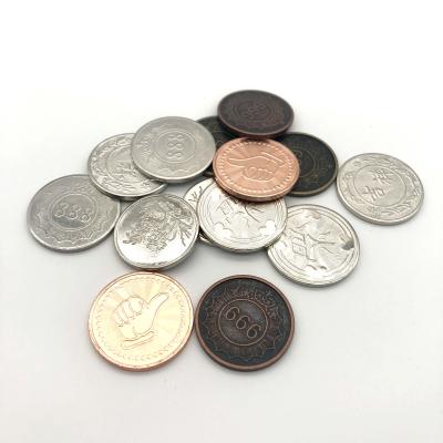 China Europe Custom Design Game Coins Board Game Metal Coin Token Metal Game Coins for sale