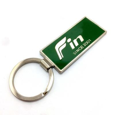 China Europe Custom Metal Key Chain Sample , Cheap Wholesale Engraved Your Design Keyring for sale