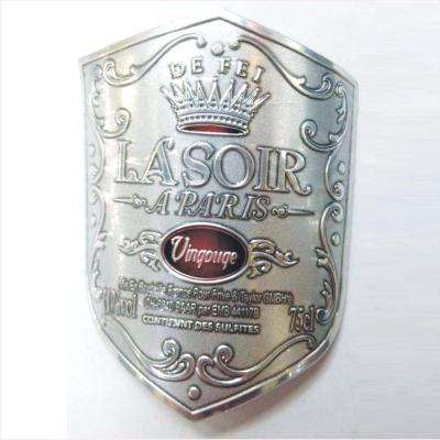 China Custom High Grade Metal Nameplate Europe World Famous Brands for sale