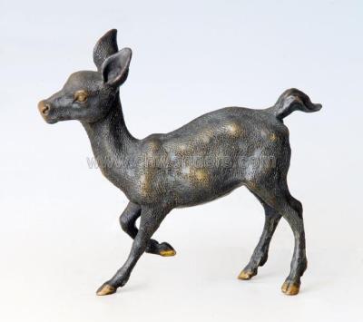 China Europe Best Selling Beautiful Deer Antique Bronze Sculpture for sale