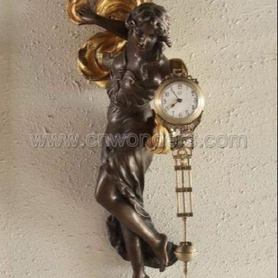 China Europe's Best Selling Digital Wall Clock Carving for sale