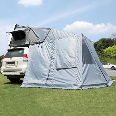 China Diagonal Tie Type 4x4 Hard Person Off Road Shell Tent Rooftop Tent 3-4 Shell Roof Top Soft Tent For Car for sale