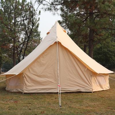 China CMARMOL Bell Tent Waterproof Yurt Price Cotton Bell Tents Glamping 4m/6m/7m/5m Cheap 100% Cotton Canvas Bell Tents For Sale for sale