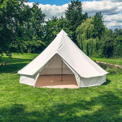 China Glamping 4m/5m/6m/7m Bell Tent Bell Tent CMARMOL Bell Tent Canvas Cotton Bell Tents Waterproof 100% Canvas Bell Tent For Camping for sale