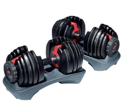 China China Supplier Gym Fitness Equipment Free Weight Adjustable Dumbbell 24kg Dumbbell for sale