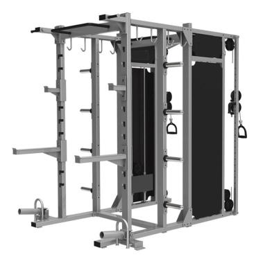 China Commercial Multi Functional Power Rack Training Weightlifting Equipment Gym Use Half Cabinet /DAP Machine for sale