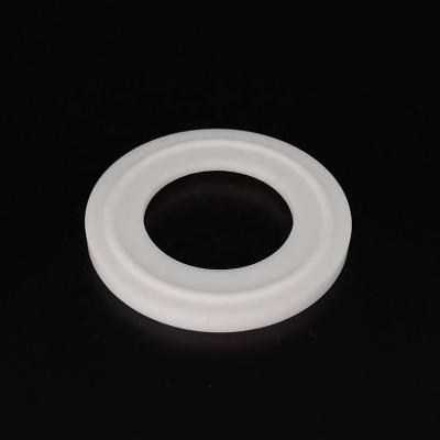 China Food Industry Sanitary PTFE Tri Clamp Quick-Flange Tube Fitting Gasket for sale