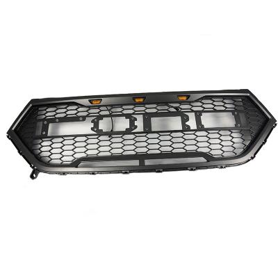 China ABS Racing Light High Quality Front Middle Grilles ABS Honeycomb Mesh With LED Light Fit For Ford Edge 2015 2016 2017 2018 for sale