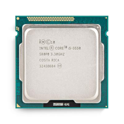 China Desktop CPU Parts CPU I5-3550 SR0P0 Intel CPU 3.3GHz 77W LGA 1155 I5-3330/3340/3450/3470/3570K Core I5 ​​Core for sale