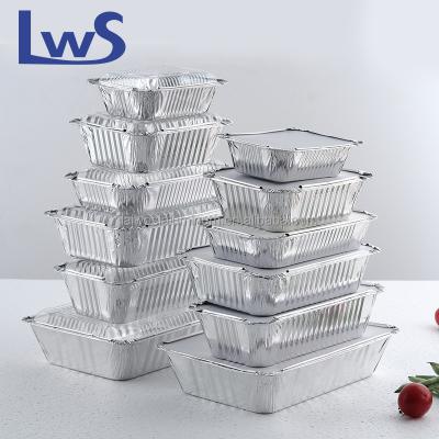 China Reuse OEM Logo Aluminum Foil For Food Packing Disposable Small Aluminum Foil Tray Small Aluminum Foil Container for sale