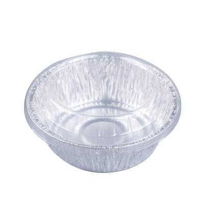 China 200ml Aluminum Foil Baking Cup Pudding Cup Soup Bowl Unpolluted Disposable Round Pan for sale