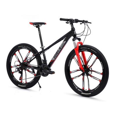 China Luxury Made In China Mountain Bike Aluminum Alloy Adult Frame Custom Logo Style Black Red Speed ​​Hair for sale