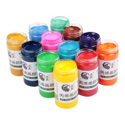 China Art Painting WEIZHUANG 300ml Acrylic Color Beginners Big Bottle DIY Non-Toxic Waterproof Wall Paints Art Children Students 33 Colors for sale