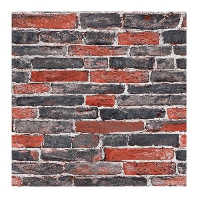 China Latest modern 3d designs 3d wallpaper brick pvc wallp aper 3d wallpaper brick for home decoration for sale