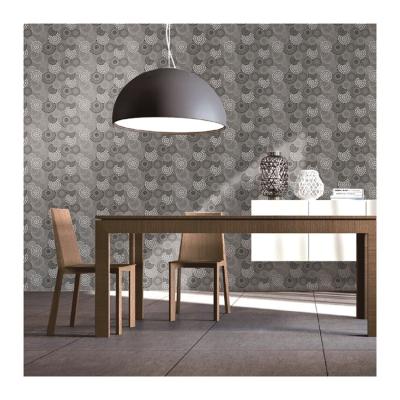 China Wholesale price gray color bedroom wall decoration modern non-woven material wallpaper for sale