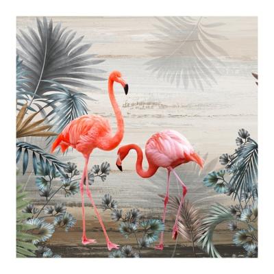 China Modern Mural 3d Wallpaper Modern Wallpaper Birds Designs Fabric Wall Covering for sale