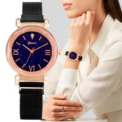 China Non-Specific Starry Sky Dial Watches Women Ladies Private Label OEM ODM Wristwatch Guangzhou Quartz Watches for sale