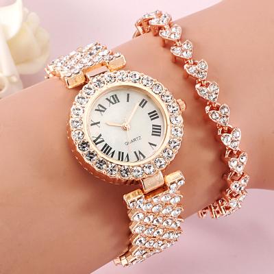 China Non-Specific Luxury Rhinestone Women's Brand Chain Watches Female Lady Diamond Bracelet Watch by Relogio Feminino for sale