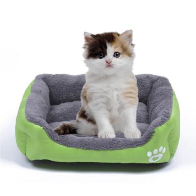 China Customized Wholesale Breathable Dog Bed And Accessories Cute Plush Soft Sleeping Pet Luxury Soft Bed for sale