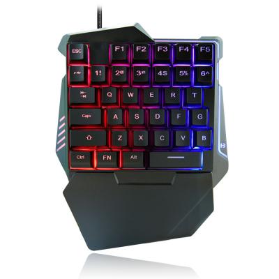 China G7 mini 25.5cm waterproof one-hand gaming keyboard for mobile phone gameKeyboard for sale