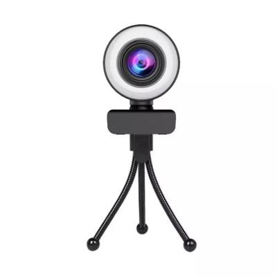 China NIGHT VISION Mini Webcam 1080P Camera Fill Light Webcam With Microphone 360 ​​Degree Web Camera For PC Video Live Calling USB Camera Webcamera for sale