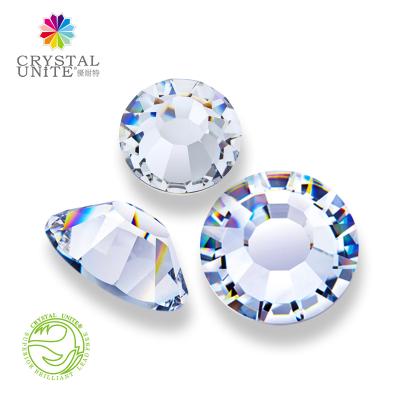 China U2038 Quality U2038 Crystal K9 Fix Artificial Glass Lead Free Flat Back Hot Heat Transfer Strong Glue Even Rhinestone Bead for sale