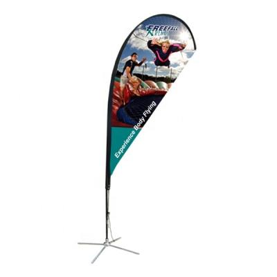 China FLIGHT 3.4M Outdoor Advertising Tabric Beach Flag Stand for Sporting Events Promotion and Exhibition Display for sale